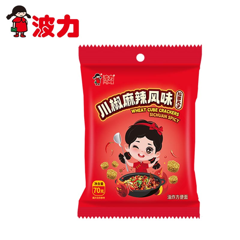 川椒麻辣风味拉面丸子70g